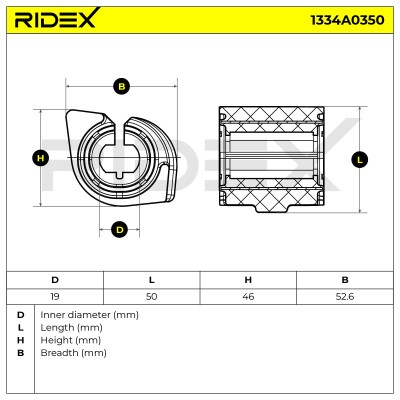 Tuleja Stabilizatora RIDEX 1334A0350 1334A0350 - foto 6