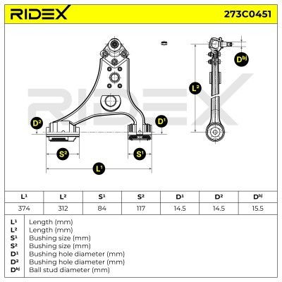 Wahacz RIDEX 273C0451 273C0451 - foto 6