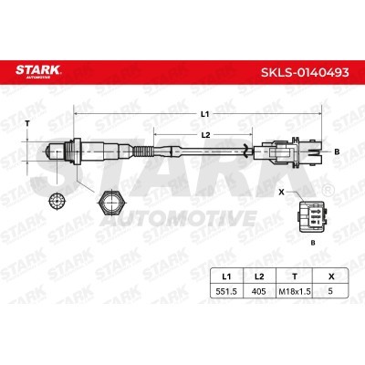 Sonda Lambda Stark SKLS-0140493 SKLS-0140493 - foto 5