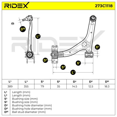 Wahacz RIDEX 273C1118 273C1118 - foto 6