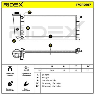 Chłodnica RIDEX 470R0197 470R0197 - foto 8