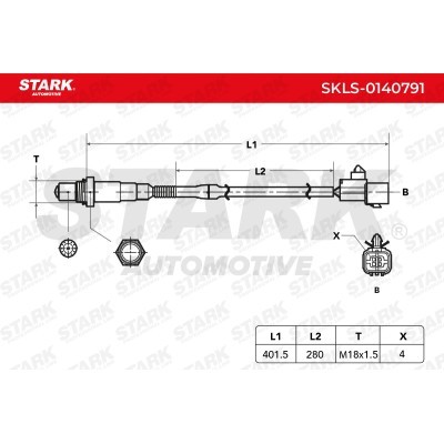 Sonda Lambda Stark SKLS-0140791 SKLS-0140791 - foto 6