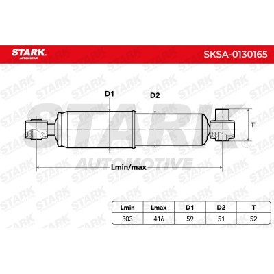 Amortyzator Stark SKSA-0130165 SKSA-0130165 - foto 3