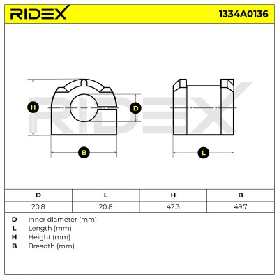 Tuleja Stabilizatora RIDEX 1334A0136 1334A0136 - foto 5