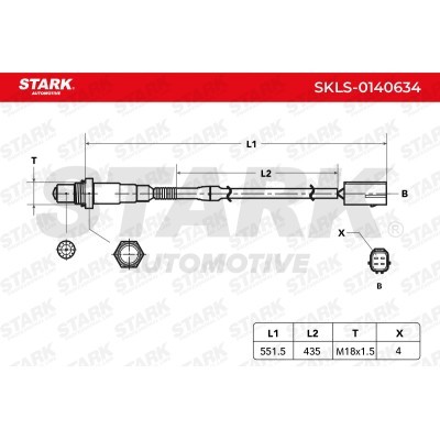 Sonda Lambda Stark SKLS-0140634 SKLS-0140634 - foto 6