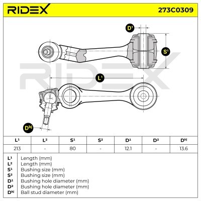 Wahacz RIDEX 273C0309 273C0309 - foto 2