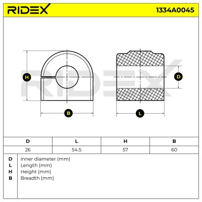 Tuleja Stabilizatora RIDEX 1334A0045 1334A0045 - foto 6