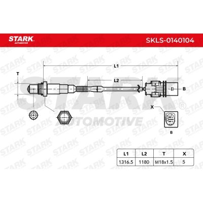 Sonda Lambda Stark SKLS-0140104 SKLS-0140104 - foto 6