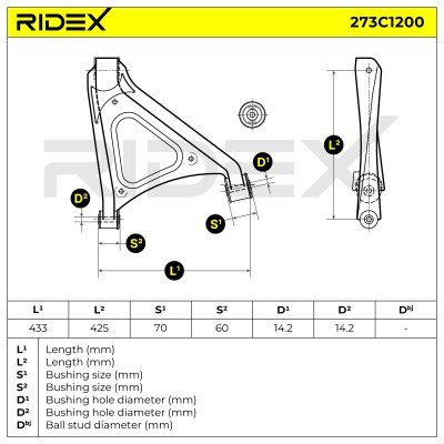 Wahacz RIDEX 273C1200 273C1200 - foto 6