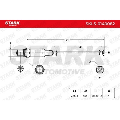Sonda Lambda Stark SKLS-0140082 SKLS-0140082 - foto 9