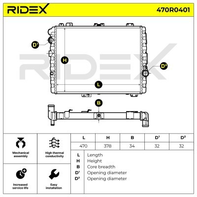 Chłodnica RIDEX 470R0401 470R0401 - foto 5