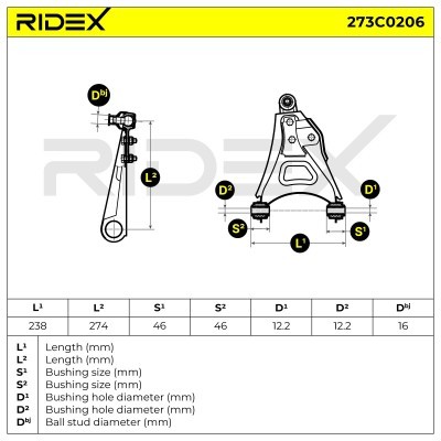 Wahacz RIDEX 273C0206 273C0206 - foto 7