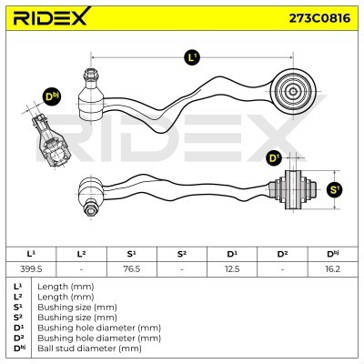Wahacz RIDEX 273C0816 273C0816 - foto 6