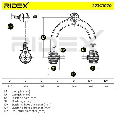 Wahacz RIDEX 273C1070 273C1070 - foto 6