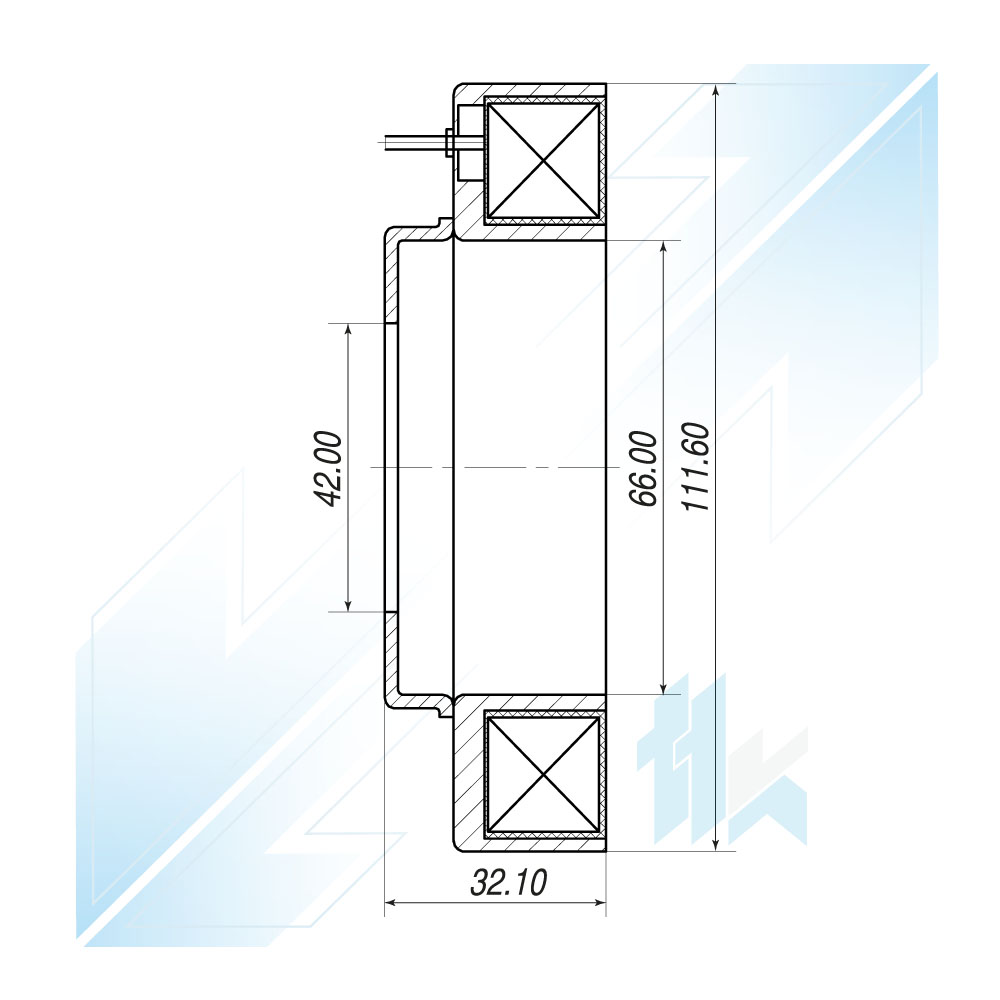 Elektromagnes Sprężarki Klimatyzacji PANASONIC H12 Mazda, 12V 116PH12203 - foto 4
