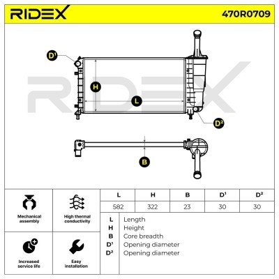 Chłodnica RIDEX 470R0709 470R0709 - foto 7