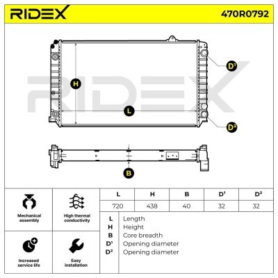 Chłodnica RIDEX 470R0792 470R0792 - foto 7