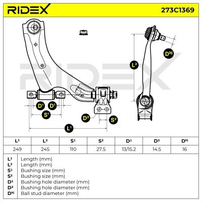 Wahacz RIDEX 273C1369 273C1369 - foto 7