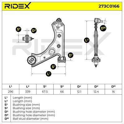 Wahacz RIDEX 273C0166 273C0166 - foto 7