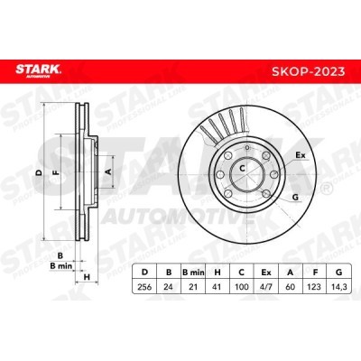 Tarcza hamulcowa Stark SKOP-2023 SKOP-2023 - foto 4