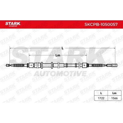 Linka Hamulca Ręcznego Stark SKCPB-1050057 SKCPB-1050057 - foto 4