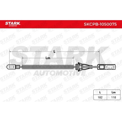 Linka Hamulca Ręcznego Stark SKCPB-1050075 SKCPB-1050075 - foto 6