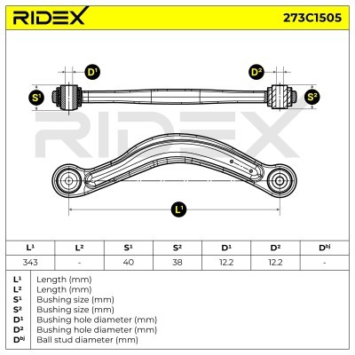 Wahacz RIDEX 273C1505 273C1505 - foto 5