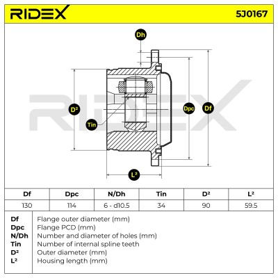 Przegub RIDEX 5J0167 5J0167 - foto 5