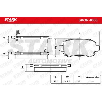 Klocki hamulcowe Stark SKOP-1003 SKOP-1003 - foto 2