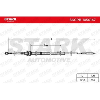 Linka Hamulca Ręcznego Stark SKCPB-1050147 SKCPB-1050147 - foto 6