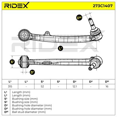 Wahacz RIDEX 273C1407 273C1407 - foto 7