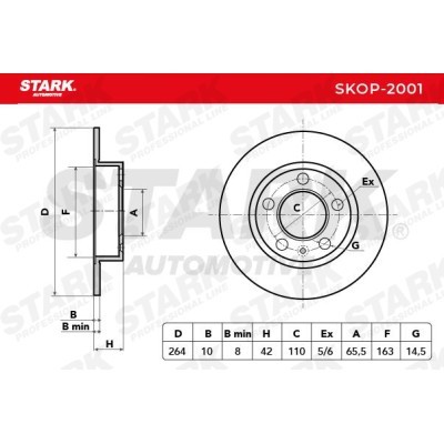 Tarcza hamulcowa Stark SKOP-2001 SKOP-2001 - foto 5