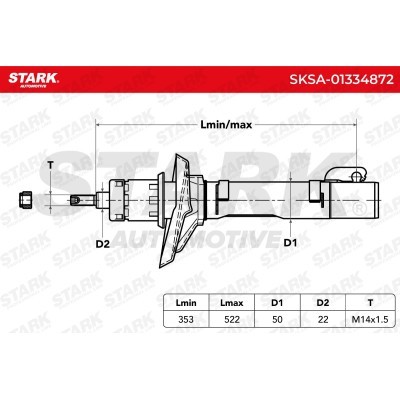 Amortyzator Stark SKSA-01334872 SKSA-01334872 - foto 6