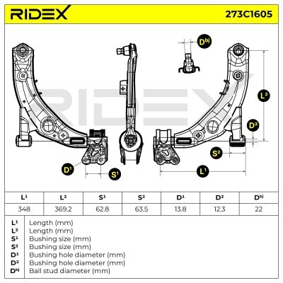 Wahacz RIDEX 273C1605 273C1605 - foto 8