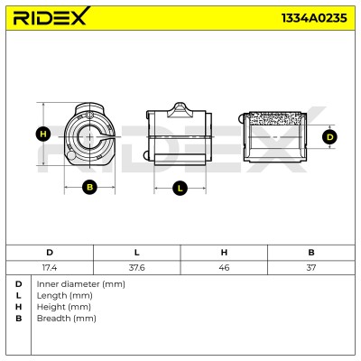 Tuleja Stabilizatora RIDEX 1334A0235 1334A0235 - foto 4