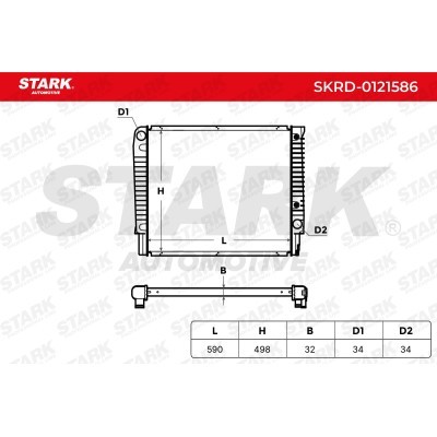 Chłodnica Stark SKRD-0121586 SKRD-0121586 - foto 5