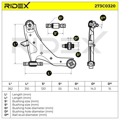 Wahacz RIDEX 273C0320 273C0320 - foto 5