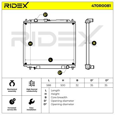 Chłodnica RIDEX 470R0081 470R0081 - foto 8