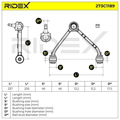 Wahacz RIDEX 273C1189 273C1189 - foto 7
