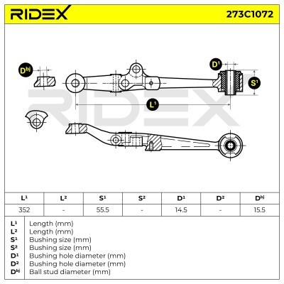Wahacz RIDEX 273C1072 273C1072 - foto 7