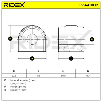 Tuleja Stabilizatora RIDEX 1334A0032 1334A0032 - foto 5