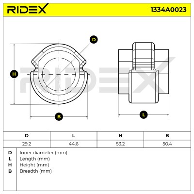 Tuleja Stabilizatora RIDEX 1334A0023 1334A0023 - foto 6