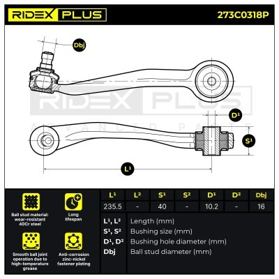 Wahacz RIDEX 273C0318P 273C0318P - foto 8
