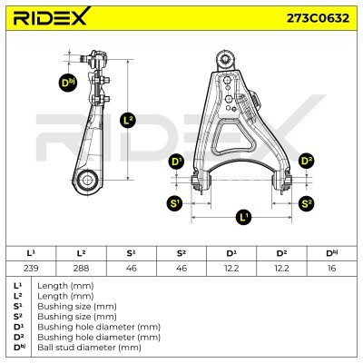 Wahacz RIDEX 273C0632 273C0632 - foto 3