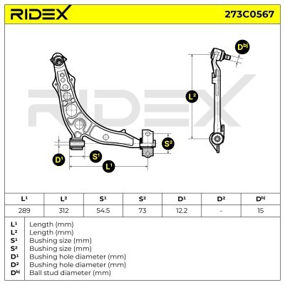 Wahacz RIDEX 273C0567 273C0567 - foto 6