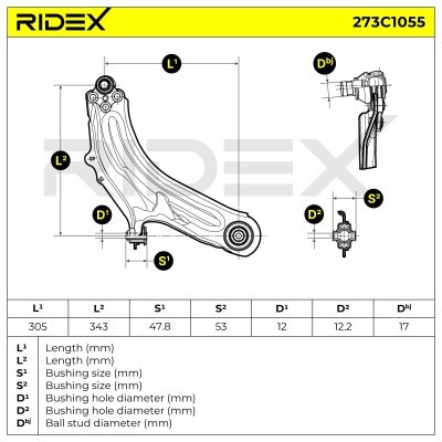 Wahacz RIDEX 273C1055 273C1055 - foto 6