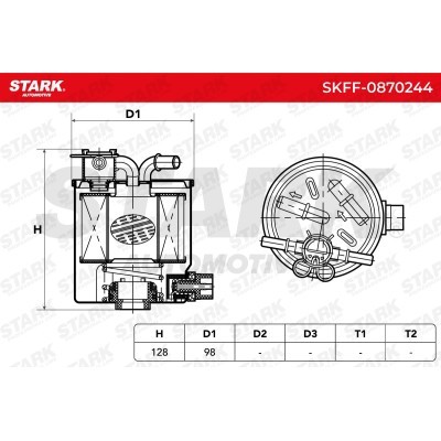 Filtr Paliwa Stark SKFF-0870244 SKFF-0870244 - foto 8